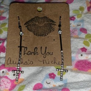 Cross earrings